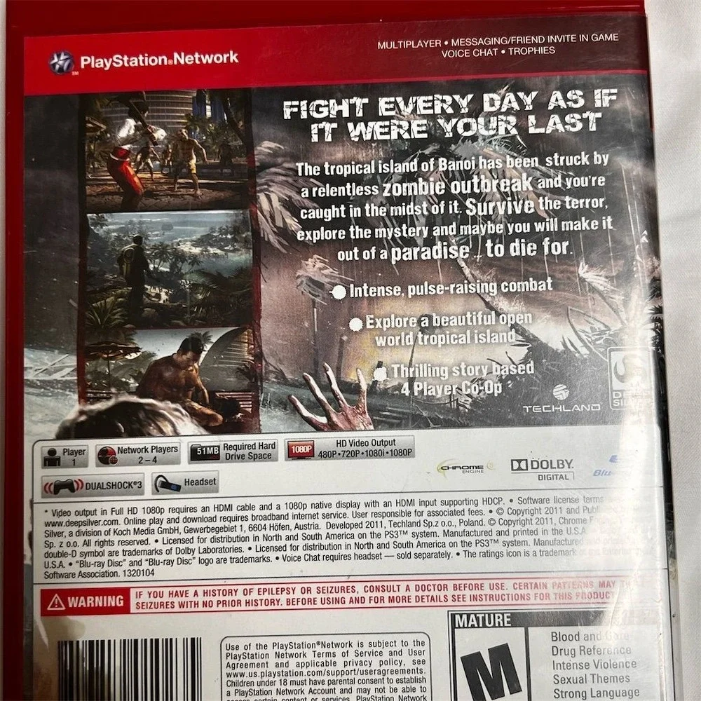 Dead Island Game of the Year Edition Sony PlayStation 3‎ PS3 Greatest Hits GOTY